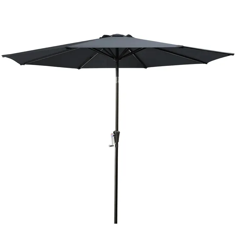 9FT Market Umbrella Sonnenschirm Outdoor Tischs chirm mit Belüftung