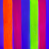 Nicro Nouveau Design 1*2m Rideaux à Franges en Feuille PET Fluorescente Couleurs Arc-en-ciel, Accessoires de Décoration de Fond, Décorations de Fête Néon