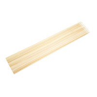 Brochettes carrées plates en bambou biodégradable de qualité alimentaire 35 cm
