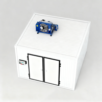 Boîte de stockage frigorifique portable à montage rapide, petit refroidisseur pour le stockage temporaire de fleurs et de fruits en extérieur sur la ferme