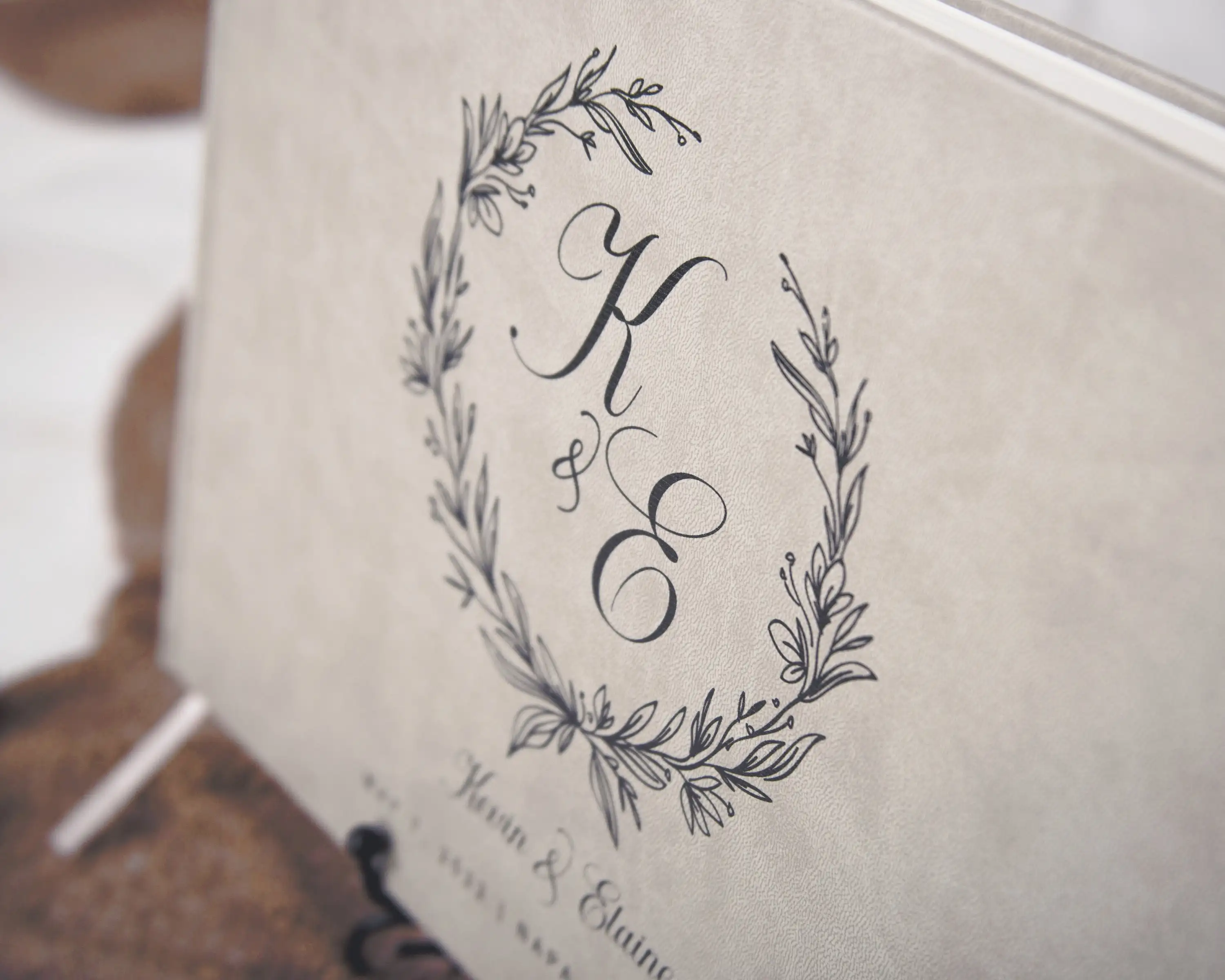 دفتر مخصص للضيوف لحفلات الزفاف كتاب ضيف فريد لحفلات الزفاف المخصصة
