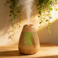 Diffuseur d'arômes USB à grain de bois, humidificateur silencieux, aide au sommeil pour la maison, les véhicules commerciaux, vaporisateur