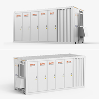 Sistem Penyimpanan Energi MATE 3MWh 5MWh, Baterai Lithium Ion 20ft Terintegrasi dalam Kontainer BESS untuk Pusat Data dan Mikrogrid