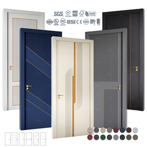 Puertas Interiores de Madera Turcas para Apartamentos, Diseños Modernos de Puertas de Madera para Dormitorios y <span class=keywords><strong>Casas</strong></span> - Product Image 6