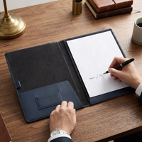 Porte-documents en cuir PU personnalisé pour les menus, les contrats et les signatures