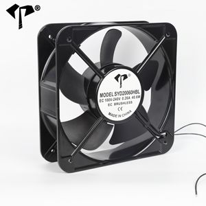 YD20060HBL syd/oem 200x200x60mm EC พัดลมระบายความร้อนตามแนวแกน110-240VAC 2600RPM 33.2W ความเร็วสูงเสียงรบกวนต่ำปลอก/ลูกปืน IP55/IP68 - Product Image 6