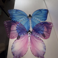 JIN PENG - Mariposa Voladora Biónica con Control Remoto para Espectáculos y Eventos, Alas de Mariposa con Luces LED, Decoración