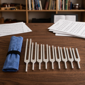 Diapasones de Solfeggio de Aluminio para Sanación - Hechos en [Lugar de fabricación] - Juego de 9 Piezas. - Product Image 5