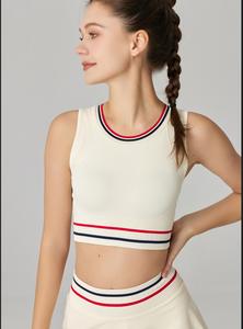 MAQVOB Fabrik EU US Größe Top-Qualität Großhandel Benutzerdefiniertes Logo Sportbekleidung Fitness Laufen Aktiv Golf Design Tennis Tops und Rock - Product Image 3