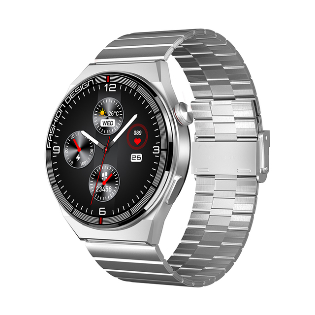 H4 Pro Max Smart Watch 1.39 Inch HD Round Screen Wireless Charging IP68 Waterproof Business Smart Bracelet with Dual Strap Belt