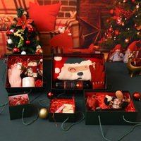 Coffret cadeau de Noël avec fermeture magnétique et carton recyclable pour enfants - Impression de logo personnalisé pour cadeaux de fêtes