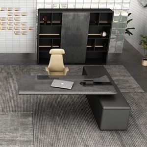 Luxury 3-Stage Lift Electric Smart <b>Table</b> Modern Executive <b>Desk</b> Convertible Computer Stand Height Adjustable for Office Use - Product Image 2