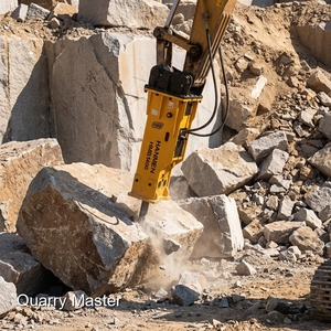 El martillo hidráulico HMB definitivo proporciona una potente energía de impacto para demolir estructuras sin esfuerzo y romper piedras duras. - Product Image 1