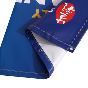 Bannière publicitaire en vinyle PVC imperméable avec impression UV personnalisée, œillets métalliques, pour promotion extérieure, bannière en tissu maillé à petits trous - Product Image 6