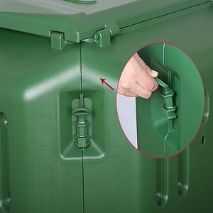 Bac à compost en plastique 480L, bac à compost de <span class=keywords><strong>jardin</strong></span> en plastique recyclé - Product Image 4