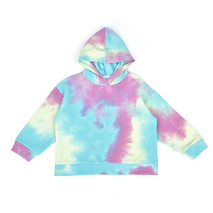 Vêtements pour enfants Longxi, vente en gros de sweats à capuche tie-dye pour filles, ensembles de vêtements pour enfants - Product Image 3