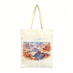 Bolsa de Compras de Lona Reciclada Resistente y Ecológica, con Logotipo Personalizado Impreso, Sublimación a Todo Color - Product Image 4