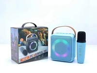 Haut-parleur sans fil portable de haute qualité, mini home cinéma, microphone karaoké, lecteur audio extérieur, batterie intégrée, basses puissantes, RGB
