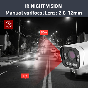 4k 8MP 5MP POE đầy màu sắc HD <span class=keywords><strong>IP</strong></span> Hướng dẫn sử dụng 2.8-12mm 4x zoom Bullet Máy ảnh ngoài trời IR-CUT tầm nhìn ban đêm không thấm nước IP66 CCTV máy ảnh - Product Image 4