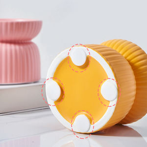 Cuenco elevado <span class=keywords><strong>de</strong></span> cerámica para perros y gatos, cuenco para mascotas, juego <span class=keywords><strong>de</strong></span> cuencos <span class=keywords><strong>de</strong></span> comida y agua <span class=keywords><strong>de</strong></span> porcelana <span class=keywords><strong>de</strong></span> <span class=keywords><strong>pie</strong></span> alto Diagonal - Product Image 6