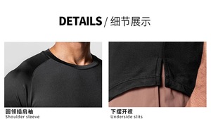 Özel Logo erkek tişört spor eğitimi spor kas Slim Fit gömlek 100% Polyester hızlı kuru egzersiz koşu erkekler <span class=keywords><strong>T</strong></span> <span class=keywords><strong>Shirt</strong></span> - Product Image 6