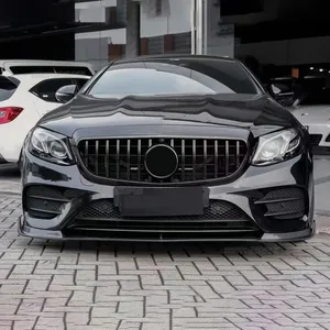 Grille avant StarNav pour Mercedes Benz Classe E W213 E200 E250 E300 E43 2016 2017-2020, style grille de rechange supérieure pour capot, maille de grille de course - Product Image 5