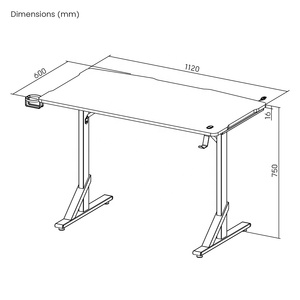 Escritorio para Juegos GMD11E-1 con Iluminación RGB, Precio Super Competitivo, Escritorio para Juegos Resistente, <span class=keywords><strong>Mesa</strong></span> para Juegos - Product Image 6