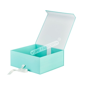 Best Attractive Custom Doll Package <b>Fold</b> Magnetic Ribbon Box Soft Touch Lamination for Gift Doll Package - Product Image 2