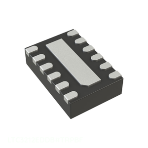 Composants de circuits électroniques Gestion de l'alimentation (PMIC) 12 WFDFN Pad exposé LTC3212EDDB # Chaîne de fabrication TRPBF - Product Image 1