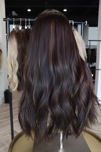 Peluca kosher marrón mezcla de colores onda natural 100% cabello europeo sin procesar nudos pequeños individuales HD encaje superior pelucas con línea de cabello rusa - Product Image 4