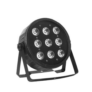 Luz LED Par de 9 piezas y 12W para iluminación de escenario, RGBW 4 en 1, de plástico, precio de fábrica - Product Image 1