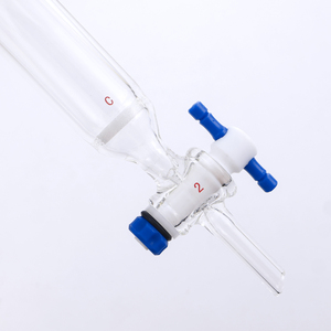 แก้วทดลองในห้องปฏิบัติการ CS Labglass ทำจากแก้วโบโรซิลิเกตใสเป่าด้วยมือ สำหรับคอลัมน์โครมาโทกราฟี พร้อมข้อต่อแบบ Rodaviss 24/40 - Product Image 4