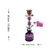 Offre Spéciale – En Stock : Petit Kit Chicha Arabe en Acrylique avec Accessoires en Verre