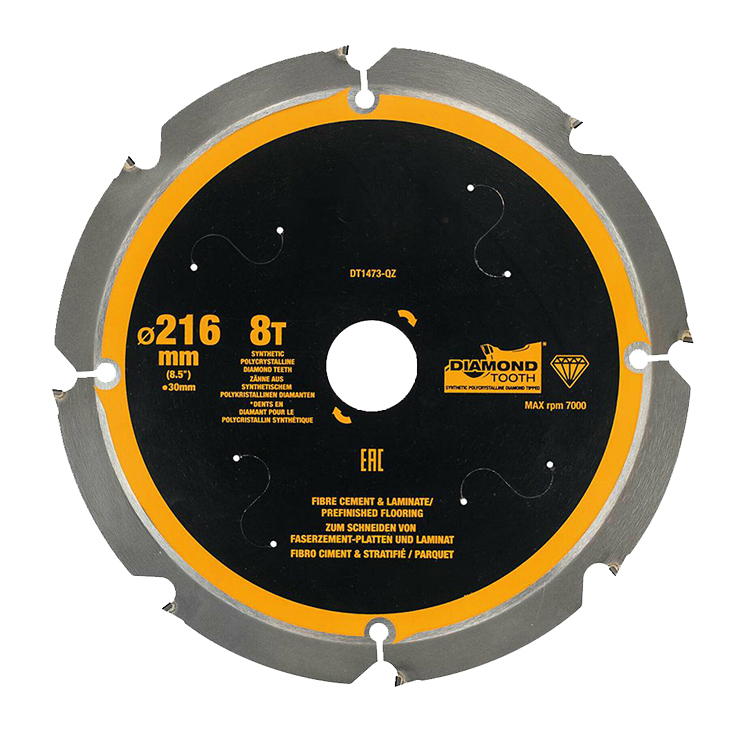 8 зуб PCD циркулярная пила для резки цемента волокна