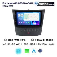 MEKEDE MS Android 12 8 Core 4G 8 + 256G Autoradio pour Lexus GS GS300 350 400H 2004-2011 GPS BT AM FM Colling Fan Car Multimedia