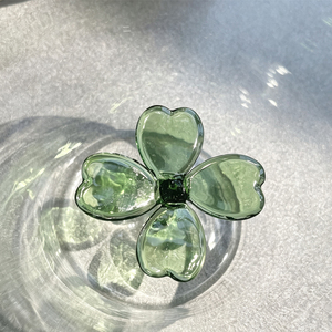Hot Sale Creative Design Lucky Four-Leaf Clover Glass <b>Cup</b> High Borosilicate Juice <b>Cup</b> Transparent Milk <b>Cup</b> <b>Set</b> for Gift - Product Image 5