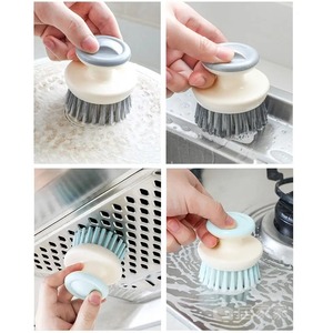 Cepillo Multiusos para Platos con Mango, Cepillos de Cocina para Limpiar, Estropajo con Cerdas Rígidas para Fregadero, Ollas y Sartenes - Product Image 6