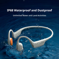 Écouteurs à conduction osseuse Xiao/mi 2, étanches IPX8 pour la natation, LED, annulation active du bruit, 5.3, 32 Go de musique locale