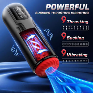 <strong>Male</strong> Masturbator Cup Automatic <strong>Male</strong> <strong>Masterbation</strong> Thrusting Vibrating Sucking Stroker Adult Sex Toys for Men - Product Image 4
