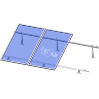 Art Sign Popular Sell Adjustable Tilt Angle Solar Panel Mounting Brackets Aluminium Frame Pv Panel Stand Racking Structure