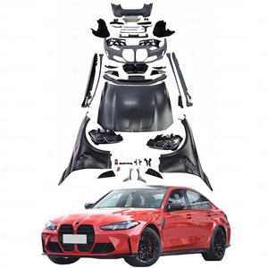 Kit de Carrocería para <span class=keywords><strong>BMW</strong></span> Serie 3 F30 F35 2012-2019, Actualización al <span class=keywords><strong>Modelo</strong></span> G80 <span class=keywords><strong>M3</strong></span> 2023, Parrilla y Parachoques - Product Image 1