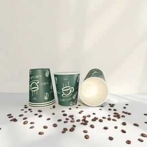 Gobelets en papier à paroi simple de 6 oz (170 g/m²) pour café à emporter, personnalisables, pour boissons chaudes ou froides, Vasos Polipapel - Product Image 2