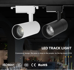 Đèn rọi ray <span class=keywords><strong>LED</strong></span> hiện đại 10W 220V, giá cả cạnh tranh, đèn trần <span class=keywords><strong>COB</strong></span>, thân nhôm, dùng cho cửa hàng - Product Image 5