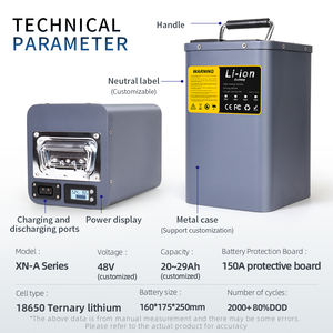 Großhandel Elektro-Motorrad E-Bike Lithium-Batterie 48V Geeignet für Modifizierte MQi/M+/UQi+/U+/U2/SQi Fahrzeugmodell-Batterie - Product Image 4