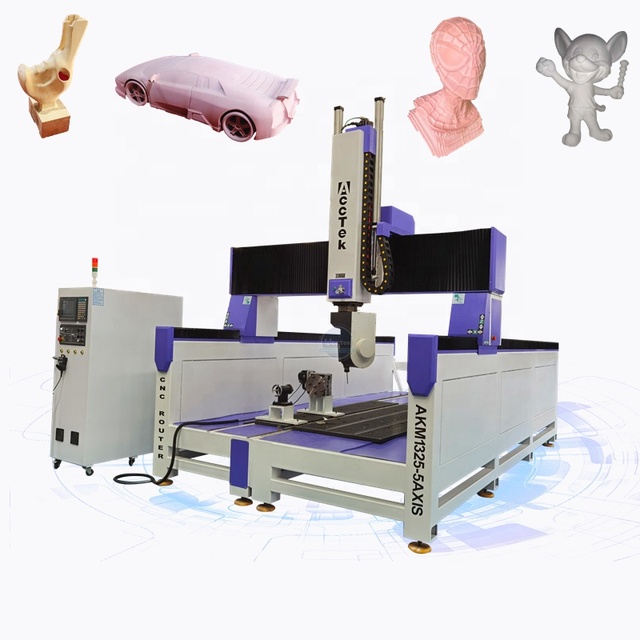 5Axis EPS CNC 2000*4000mm Large Size ATC CNC Router 4 Axis CNC Foam Cutter With Rotary