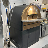 Four à pizza électrique commercial à dôme en pierre de 450 degrés avec tube chauffant