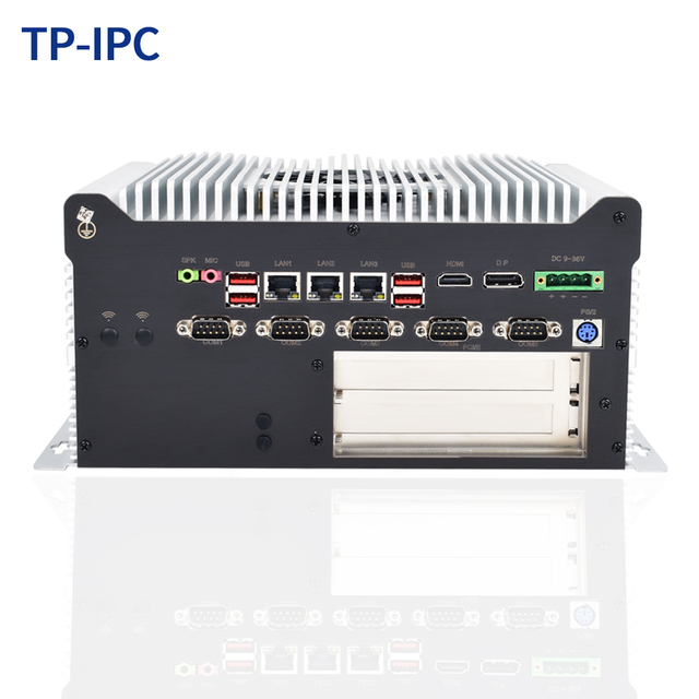 Intel Core 14th Industrial Mini PC with Dual-slot Powerful Fan Cooling System HD 4096x2304, Support 4060 Graphic Card Installed