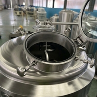 Système de brassage de bière clé en main ZR BREW 500L 800L avec pompe PLC, moteur à roulement, haute productivité, acier inoxydable SS304