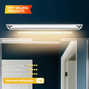 Espejo LED Moderno con Clasificación IP44, Control Táctil, Acabado Cromado para Baño - Product Image 2