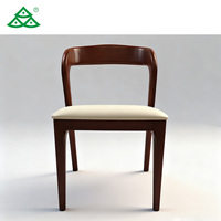 Chaise de salle à manger en bois massif de haute qualité, écologique, durable, avec revêtement en cuir, design moderne et luxueux pour la maison, le bureau, l'hôtel